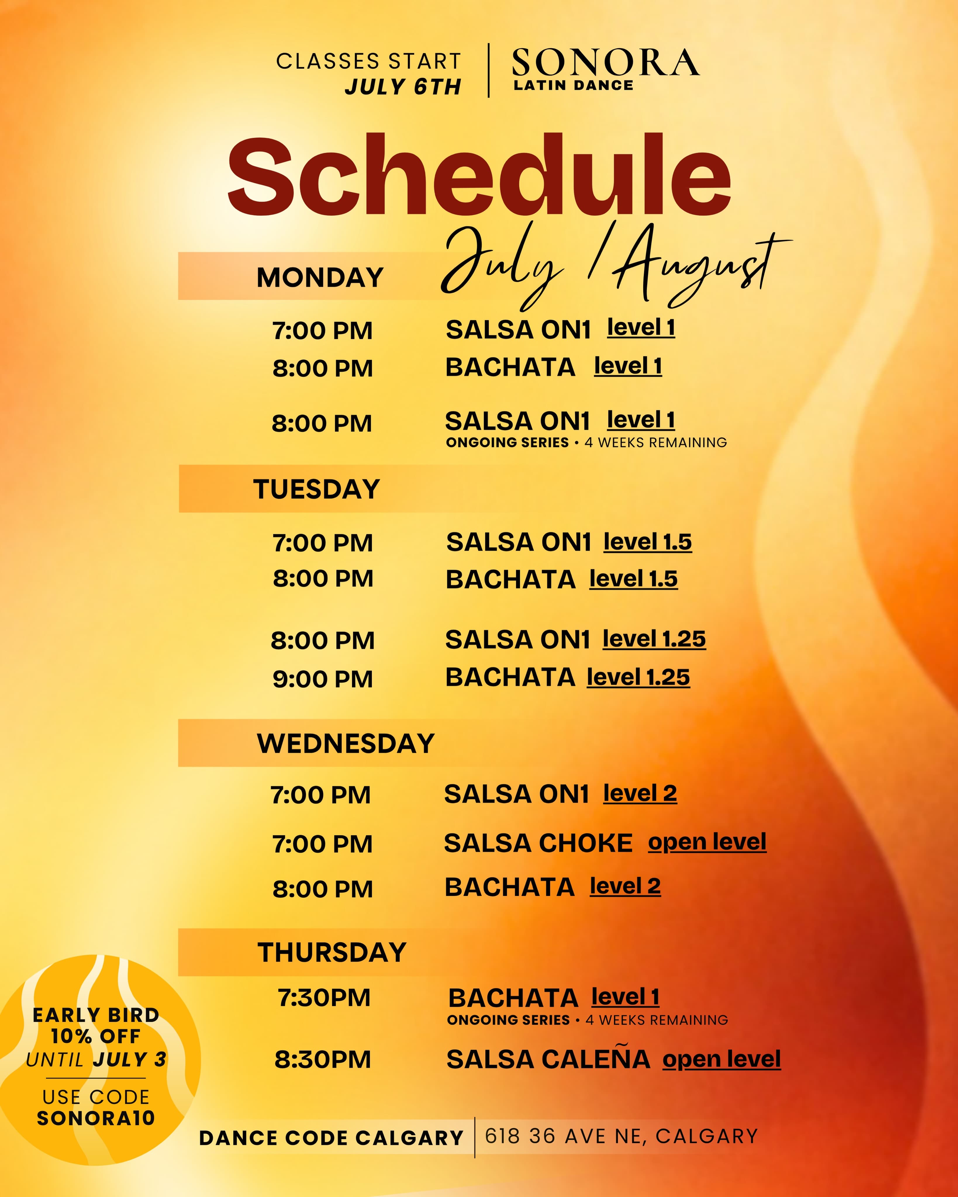 Sonora Latin Dance. Calgary, AB
