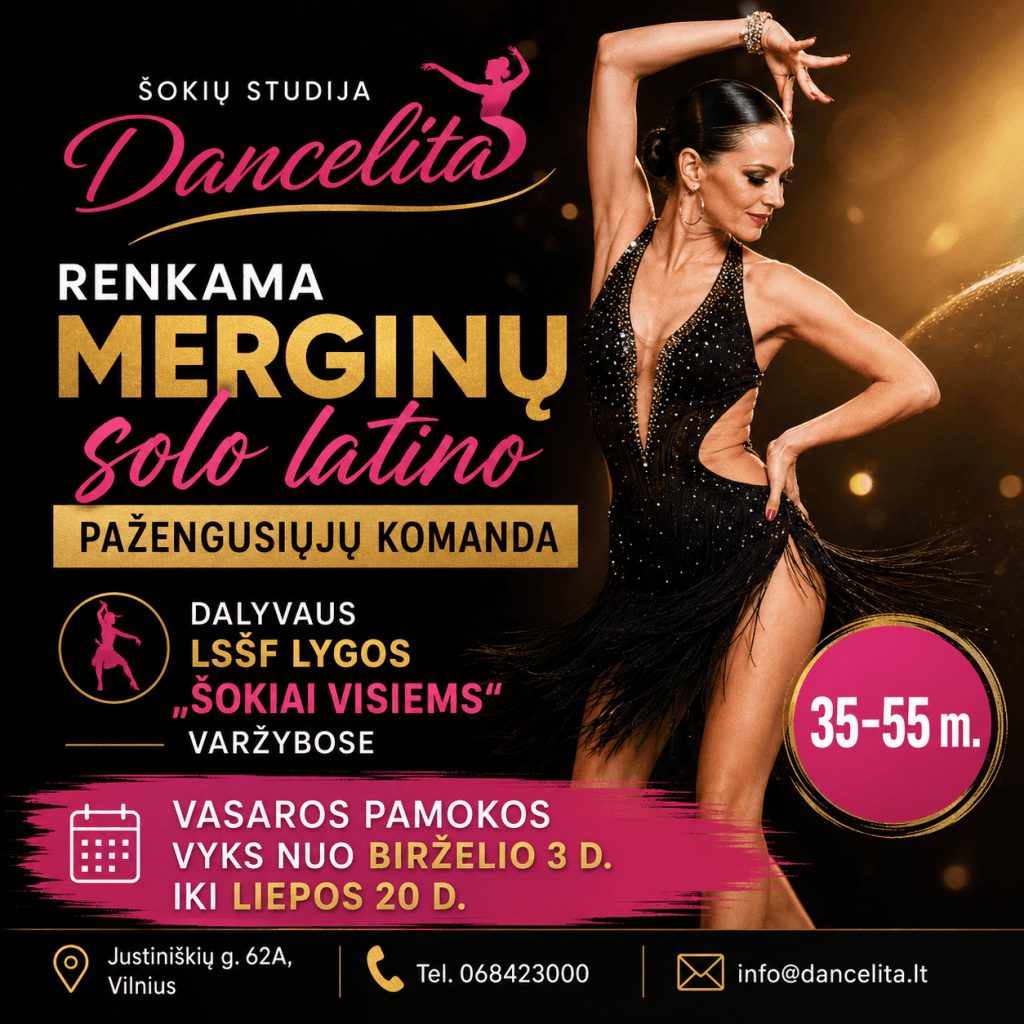 Dancelita, sokiu studija. Vilnius, VILNIAUS APSKRITIS
