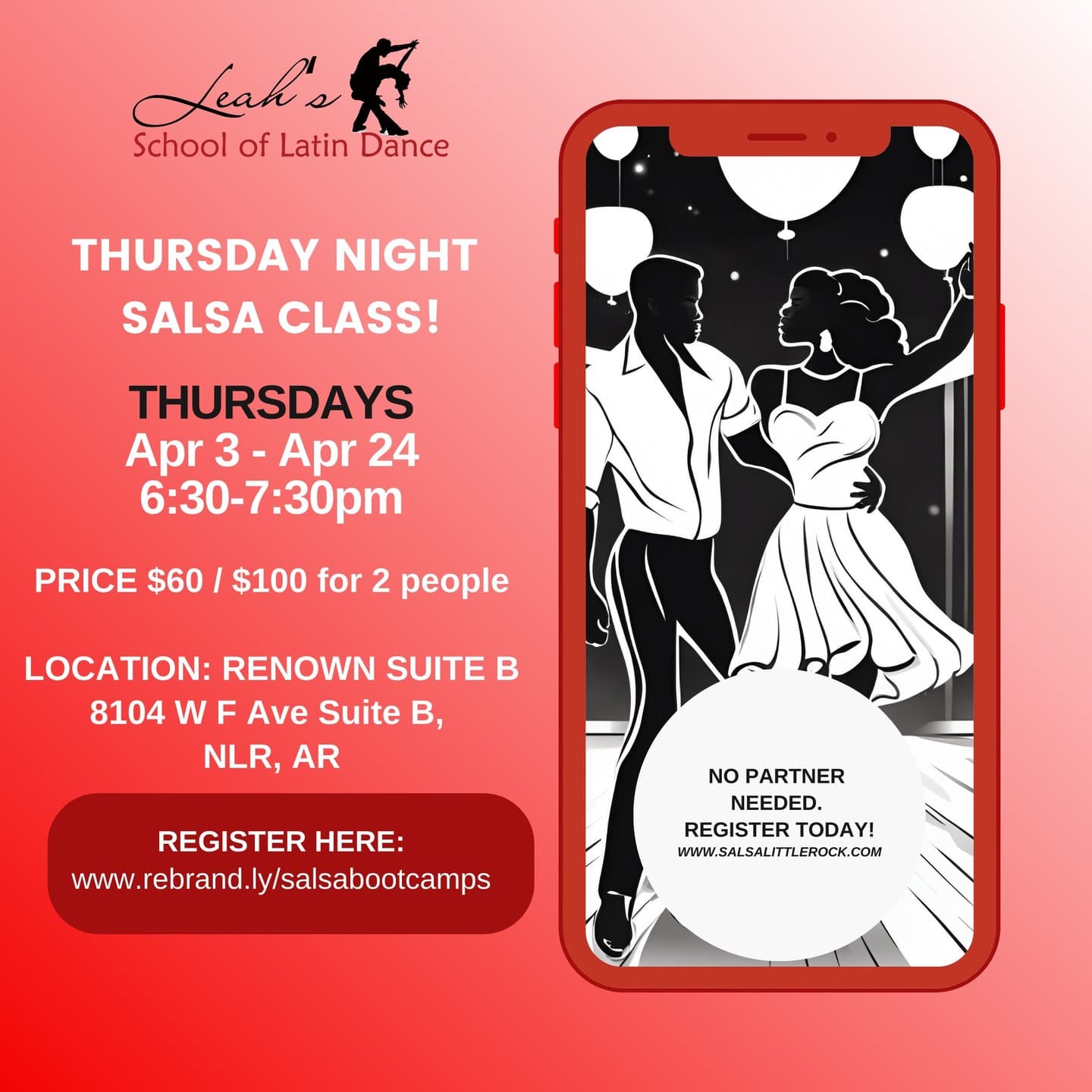 Leah's School of Latin Dance. Little Rock