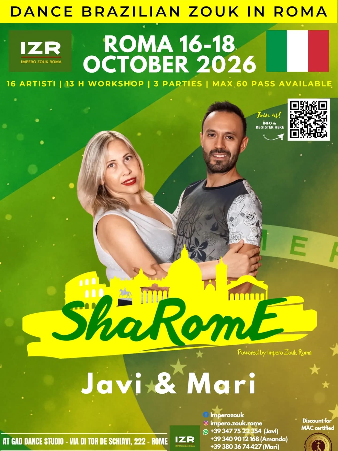Impero Zouk Rome. Roma