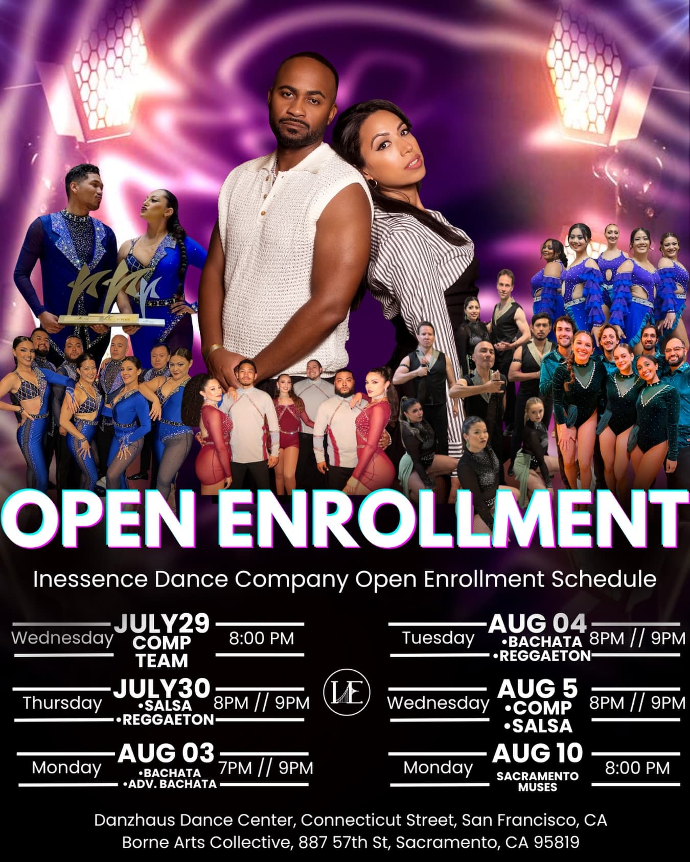 Inessence Bachata classes. San Francisco