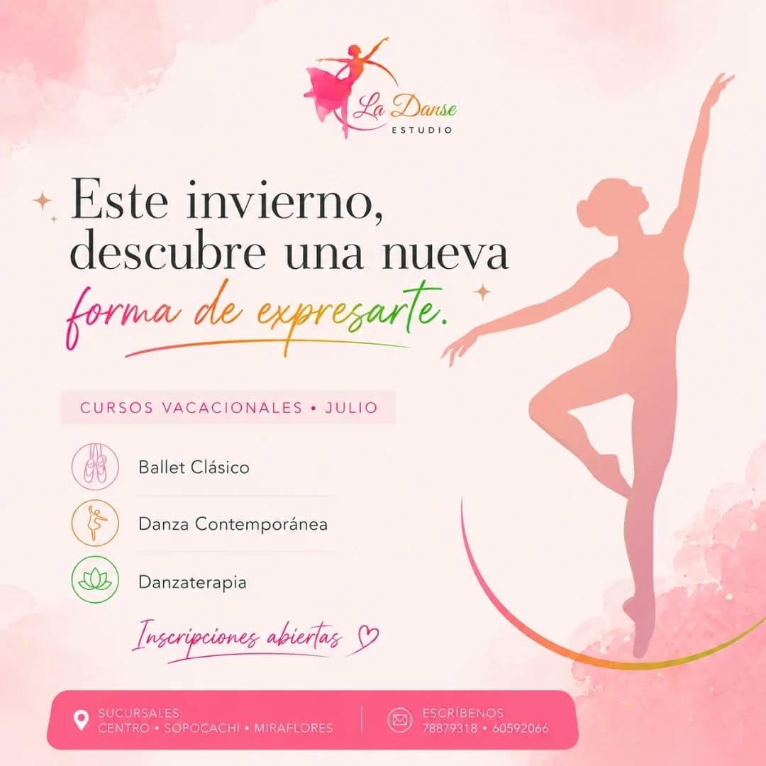 Le Danse Estudio Miraflores. Municipio Nuestra Señora de la Paz, LA PAZ