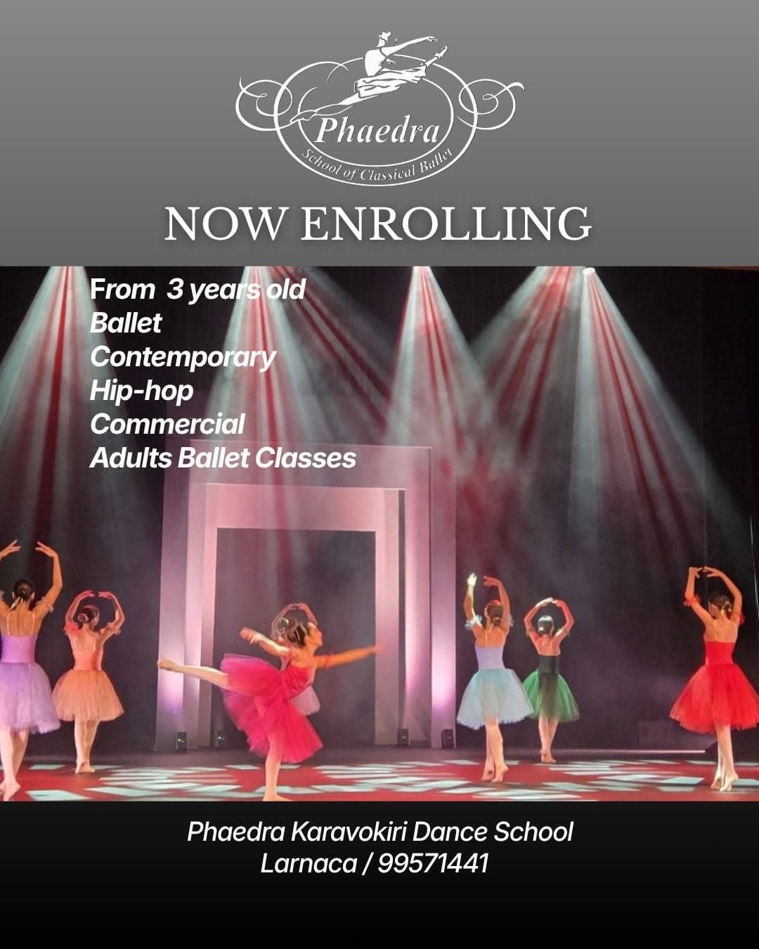 Phaedra Karavokiri Dance School. Larnaka