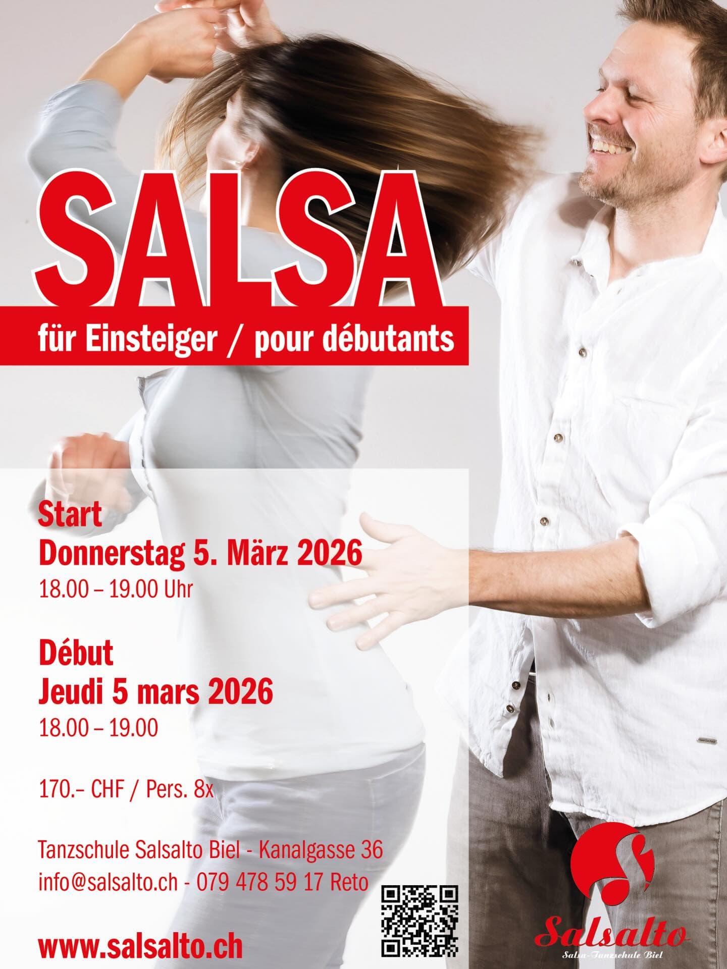 Tanzschule Salsalto, Salsa I Bachata I Kizomba I Discofox. Biel