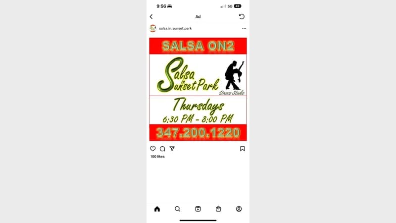 Salsa In Sunset Park. Brooklyn, NY
