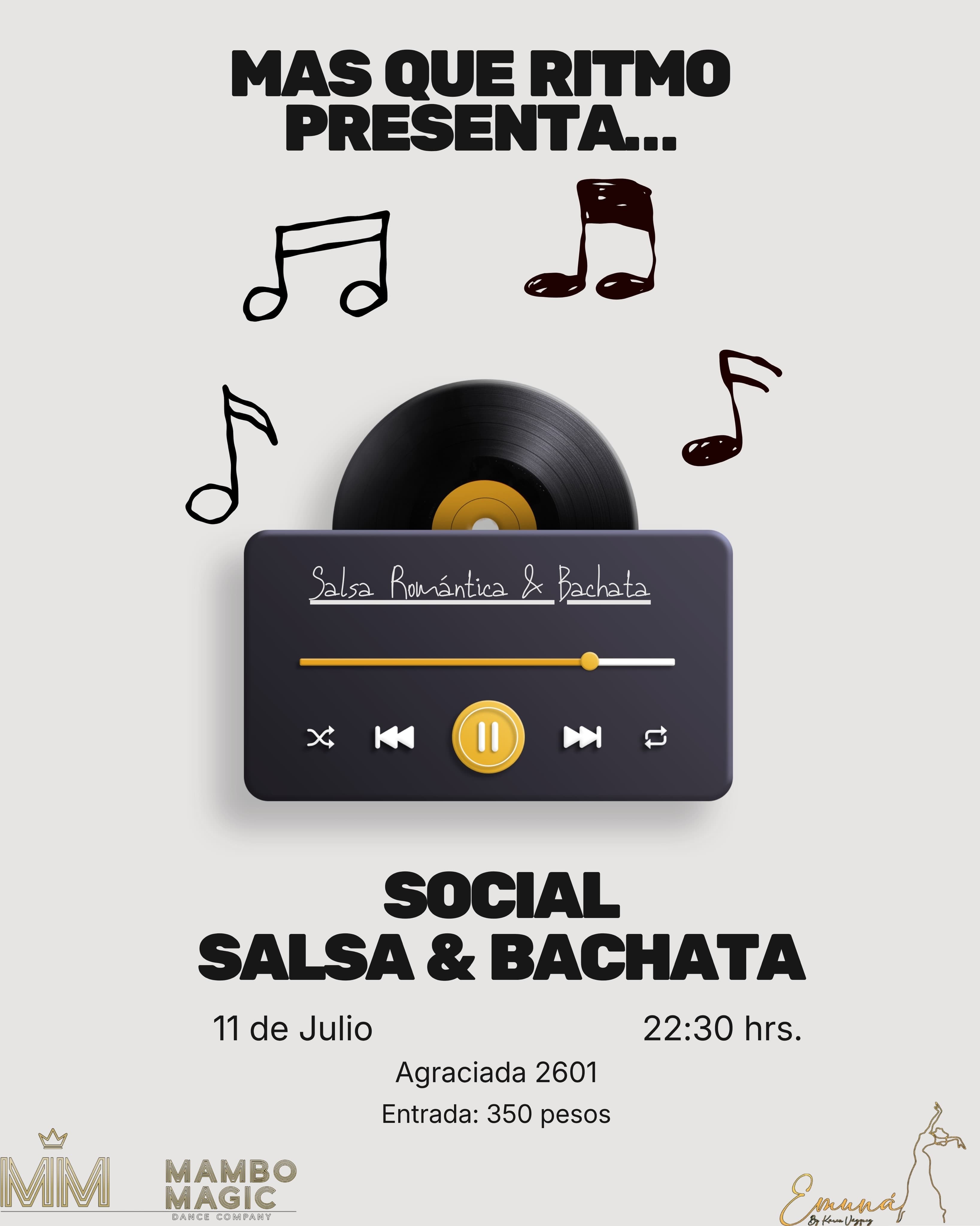 Más que Ritmo. Montevideo, DEPARTAMENTO DE MONTEVIDEO