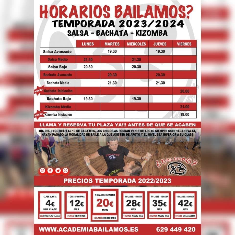 Bailamos Academia de bailes Latinos - Sede oficial. Sevilla