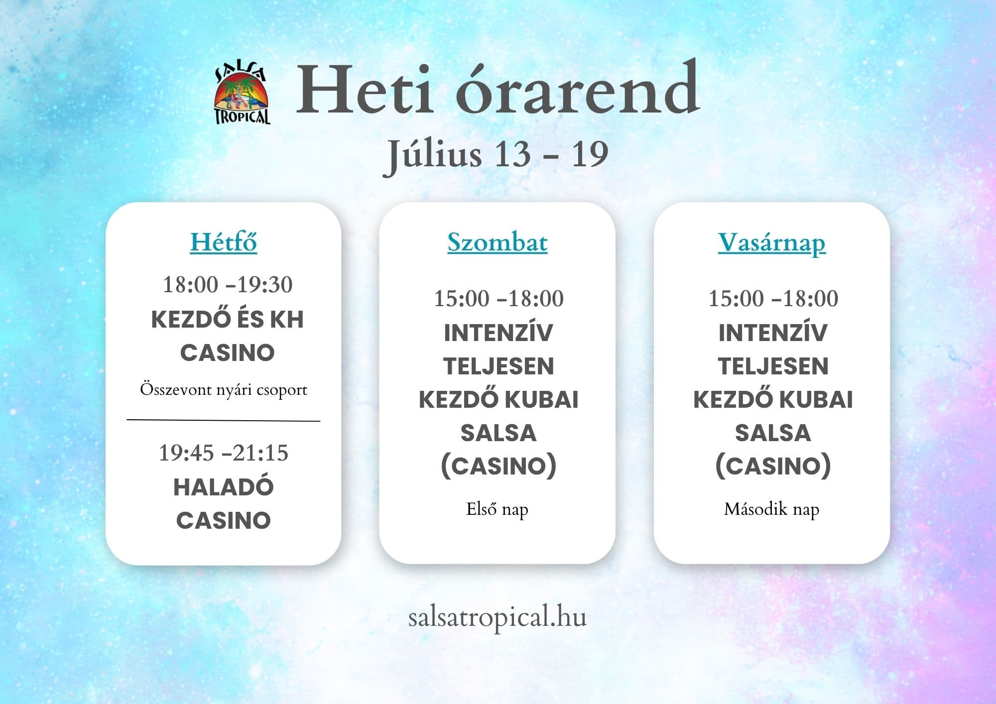 Tropical Salsa - Salsa courses in the city center. Budapest