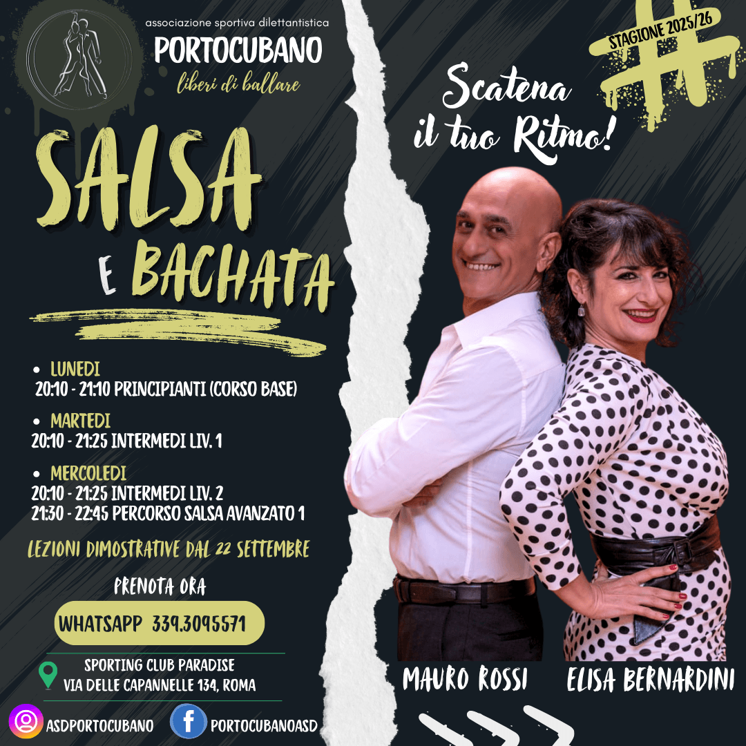 ASD Portocubano - Scuola di Salsa & Danze Caraibiche. Roma Rm